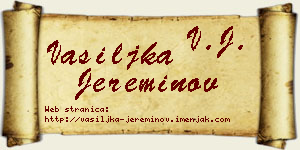 Vasiljka Jereminov vizit kartica